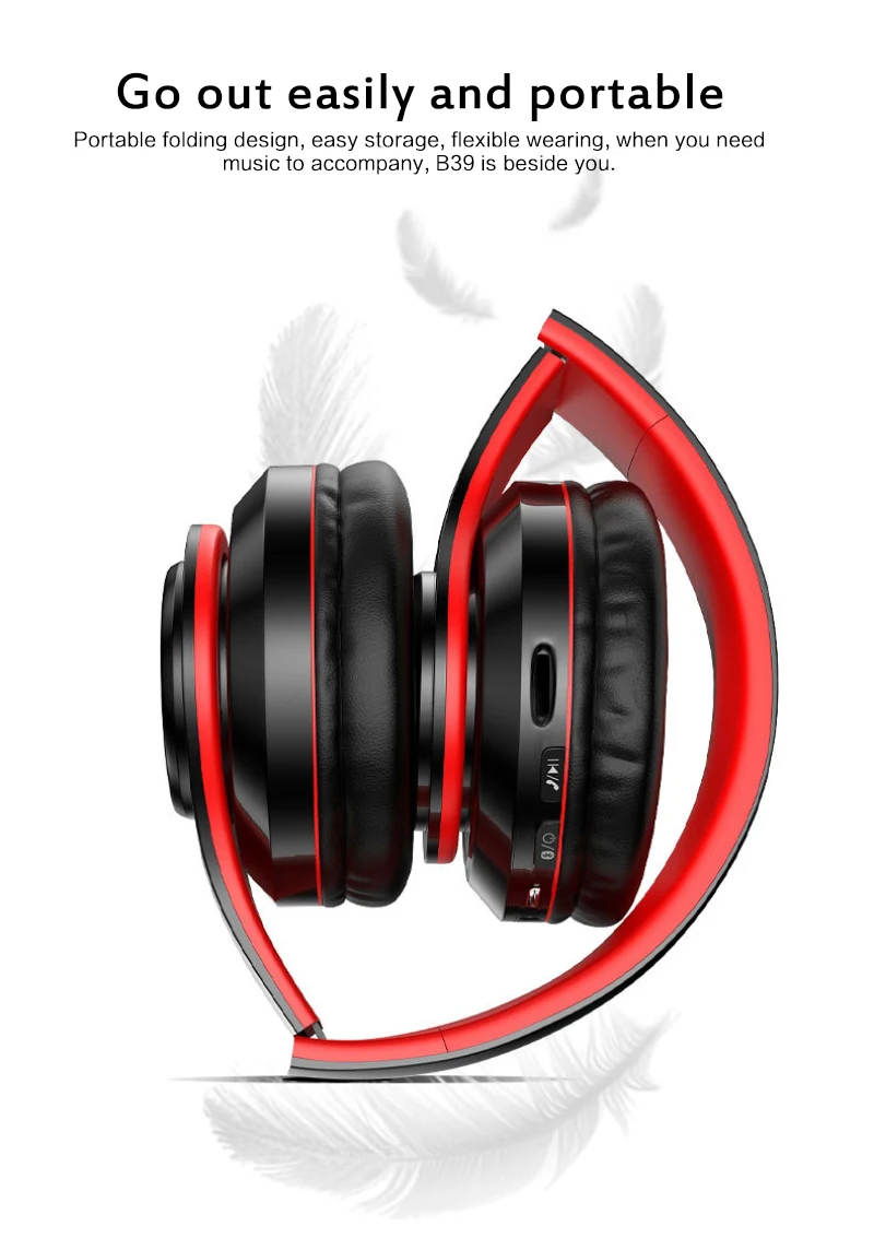 Wireless Foldable Bluetooth Headphones With Led Lights And Mic_voghion.com