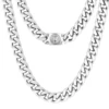 Collana in argento-12 mm