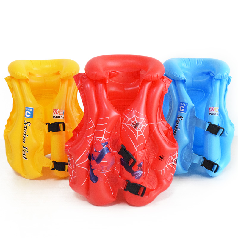 Красивый дизайн ПВХ, детский надувной спасательный жилет для плавания