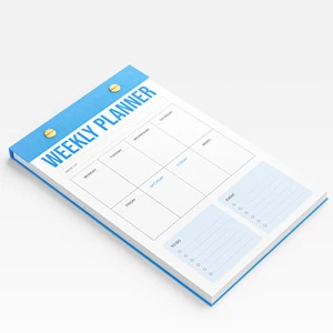 Wholesale Easy Tear A6/A5/B5 Paperboard Memo Pads PU Cover with Lines Grid Blank Design for Note Taking