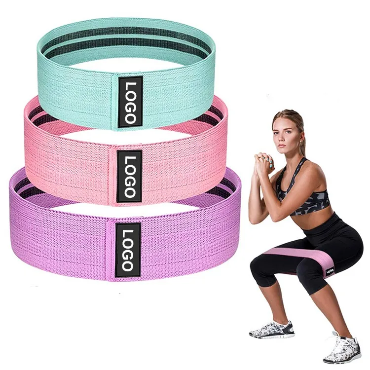 Bunnyhi Zld003 Gym Roze Oefening Fitness Werken Out Band Set Van 3 Non Slip  Stof Resistance Bands Voor Thuis - Buy Stof Resistance Bands Set Van 3 Non  Slip Stof Weerstand Bands,Fitness