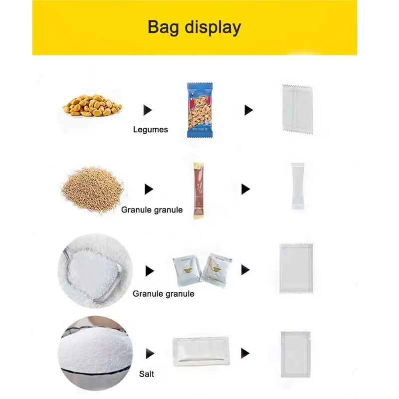 Automatic High Speed Small Coffee Powder Salt Tea Weighing Sugar Sachet Measuring Cup Packing Machine for Small Business