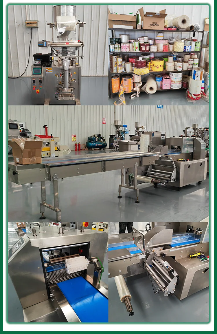 SunPring pillow packaging machine soap wrapping machine cake flow pack machine nitrogen