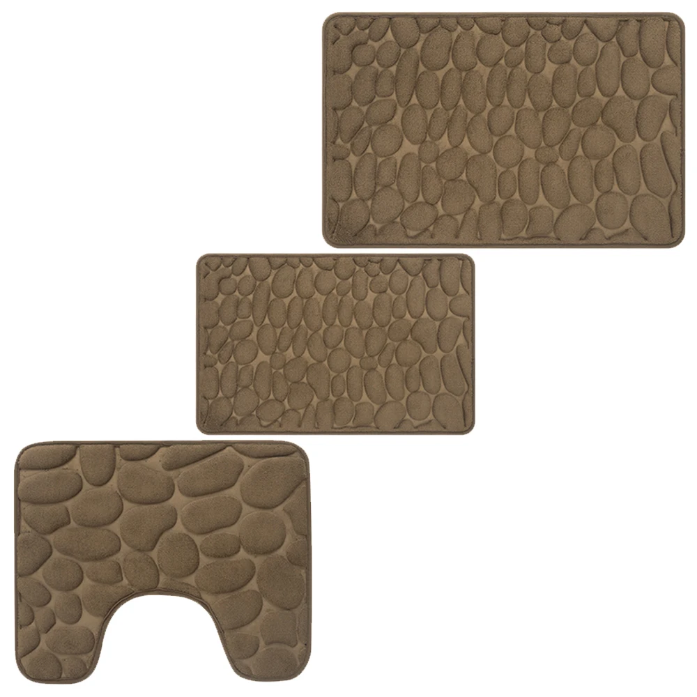 Hot Selling Custom Coral Velvet Suit Bath Mat Non Slip Environmental Protection Floor Mat