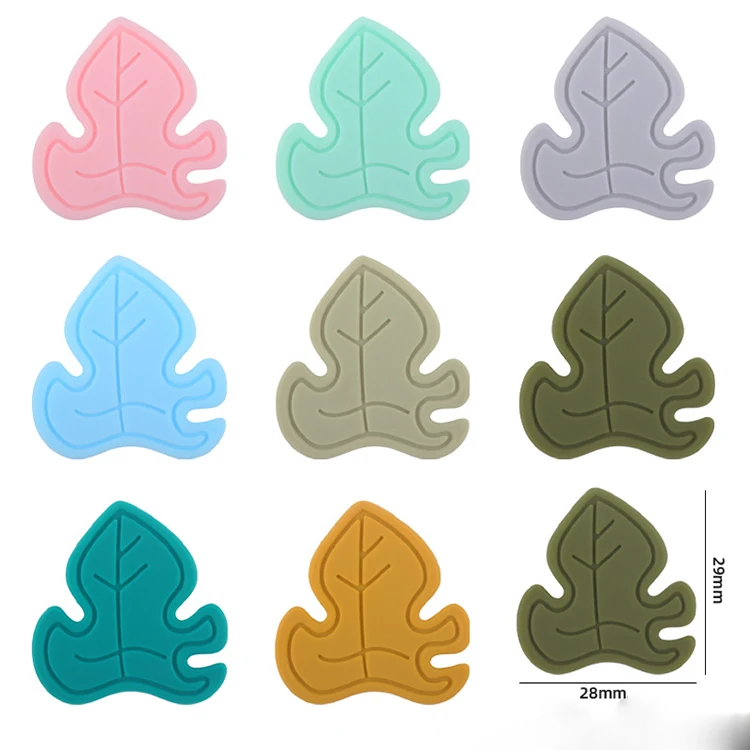 Food Grade Silicone Mold Custom Support Mold Opening Kitchen Cake Tool Mold Leaf Shape Food Grade Silicon Baby Tooth Toy