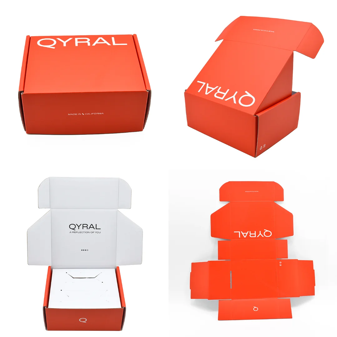 Wholesale Large Matte Black Cardboard Paper Mailing Apparel Box Custom