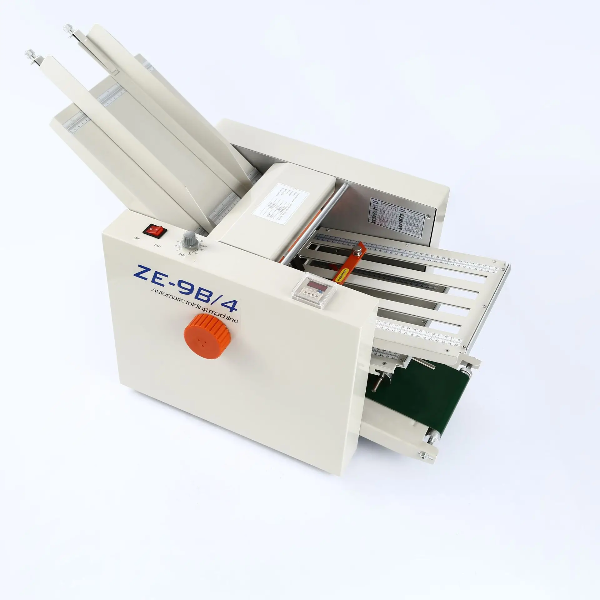 TEBAK Full-automatic Manual Fast Continuous Folding Machine Multiple Booklet Brochure Leaflet Paper Folding Machine for Business
