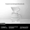 Transparente - Juego de 3 piezas