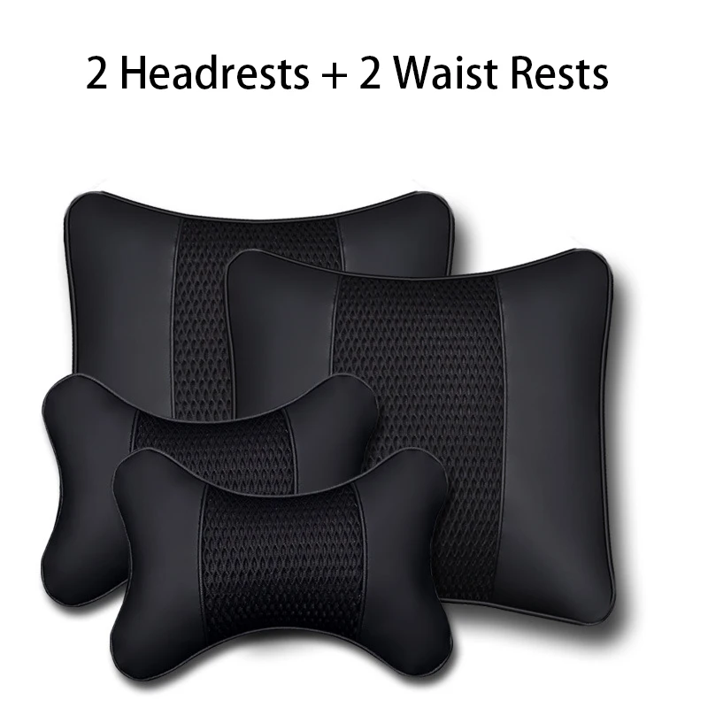 Подголовник автомобиля из искусственной кожи