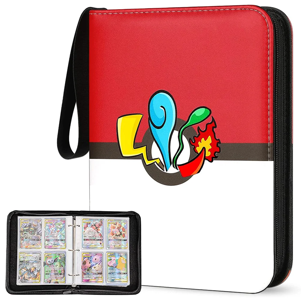 pokemon card holder binder near me Ultra Pro Premium Snap 4-Pocket Red PVC materials to ensure your cards are well protected and preserved Trading Card Binder Set with