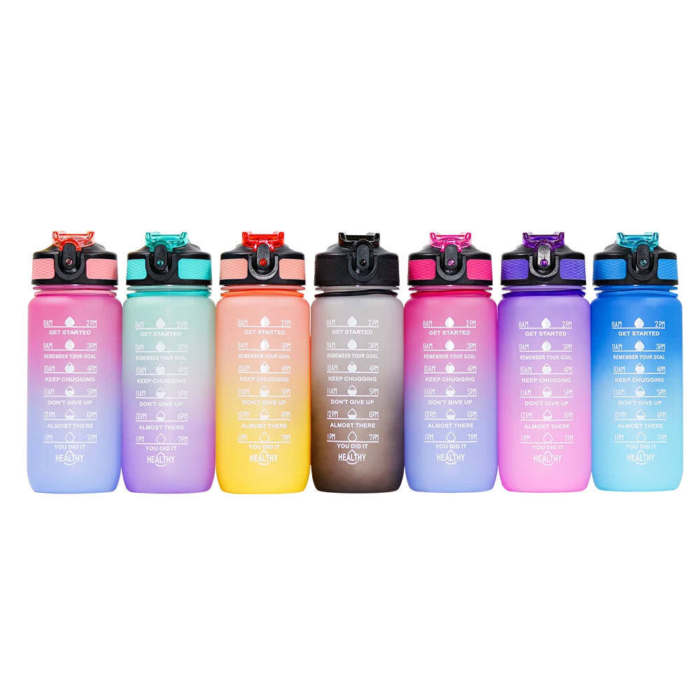 Пластиковая бутылка для воды LADYGLOW, 20 унций, 600 мл