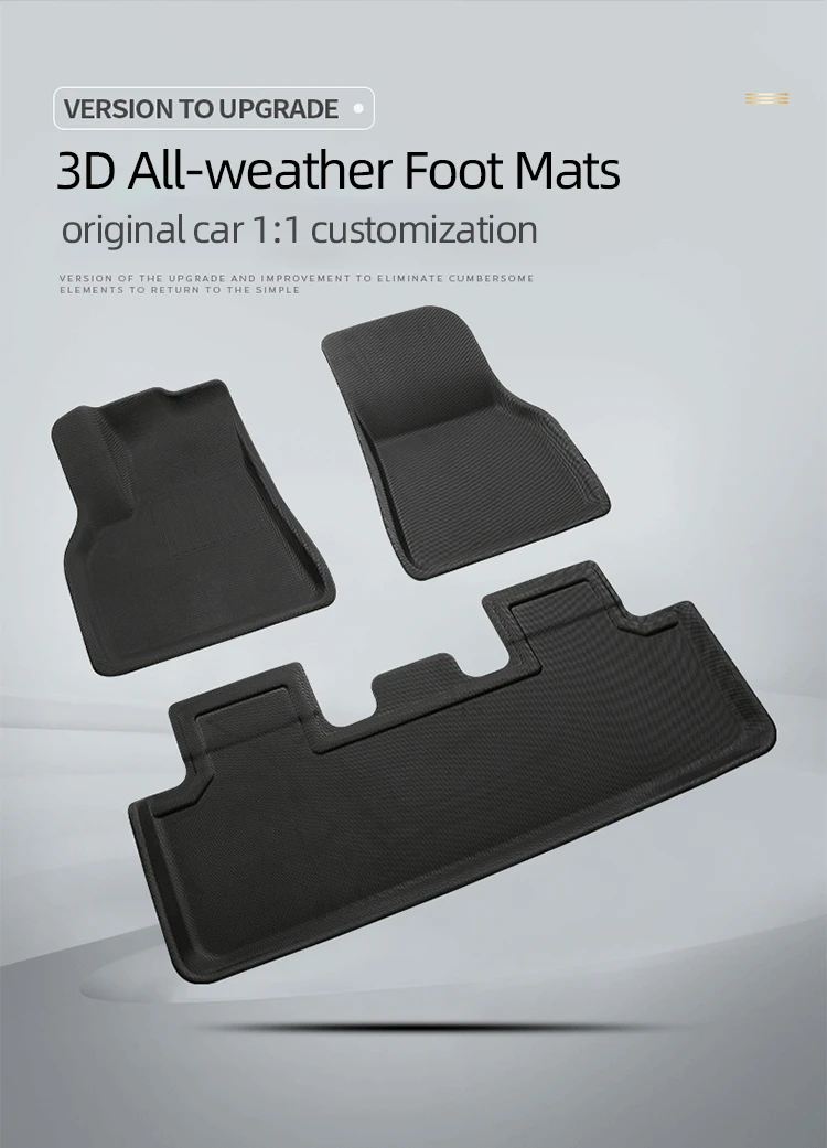 High Quality Xpe Car Mats Factory All Weather Car Floor Mats 3d Rubber