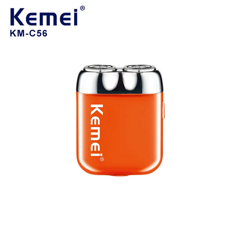 ماكينة حلاقة كهربائية صغيرة للرجال من KEMEi Km-C56، أجهزة إزالة كهربائية، ماكينة حلاقة صغيرة