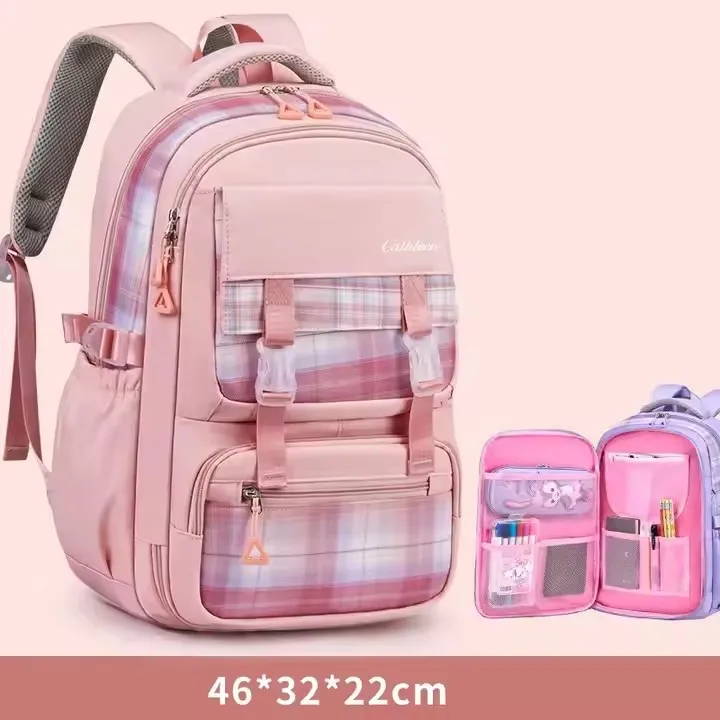 Most Popular in 2024 Student Backpack Fashion Student School Bags Kids Backpack Cute Beautiful Children School Bags for Girls