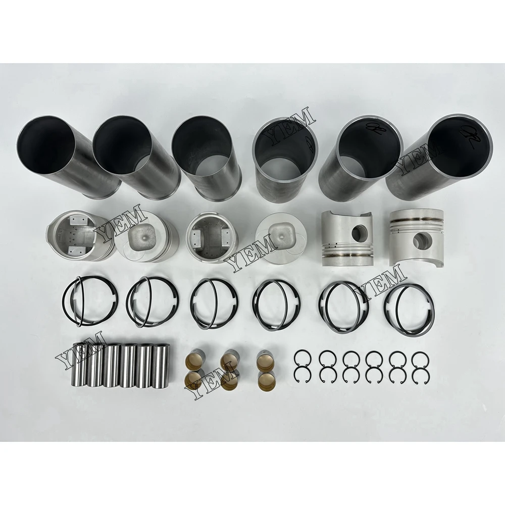 For Isuzu 6BB1 Cylinder Liner Kit Engine Diesel Engine Spare Parts 4