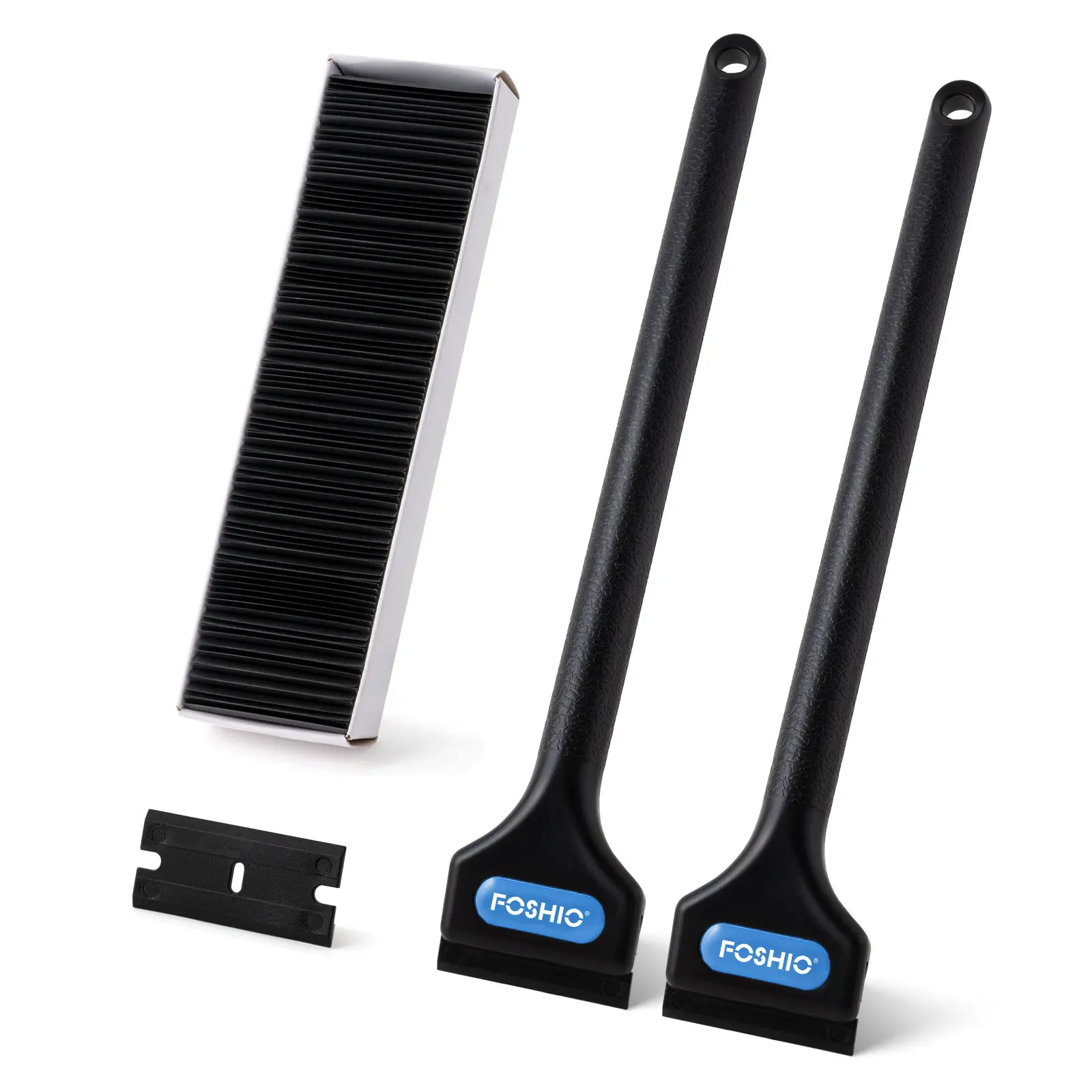 Пластиковый скребок с длинной ручкой