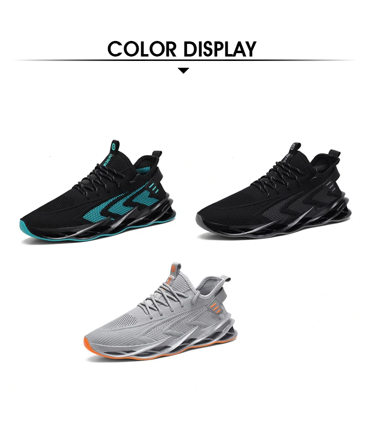 Light Weight Big Size Sport Casual Shoes Customized Color Mens Fashion