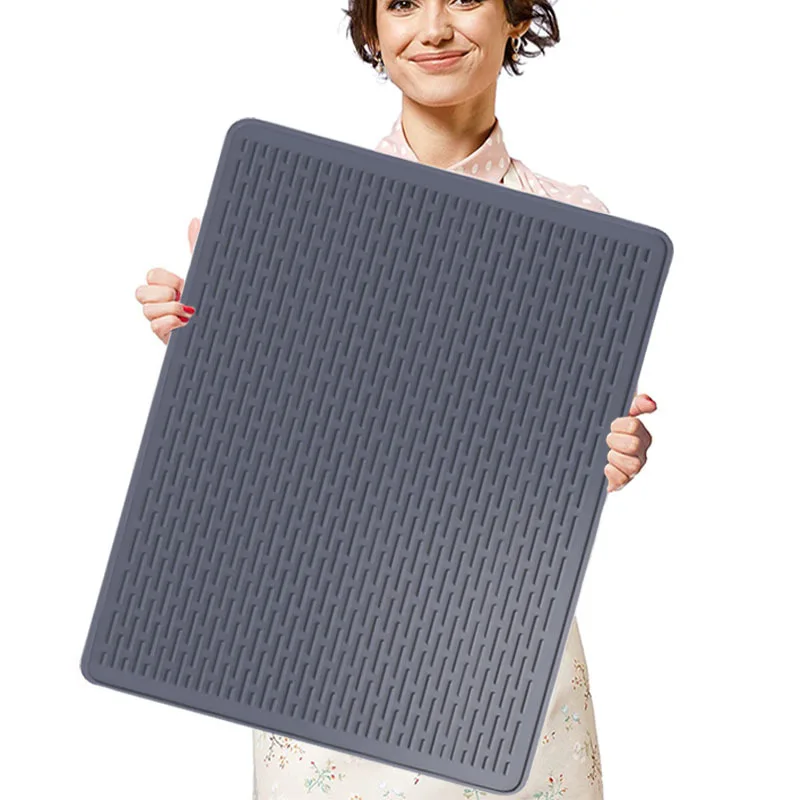 Yongli D034 Silicone Dish Drying Mat 28"x20" Electric Stove Top Cover