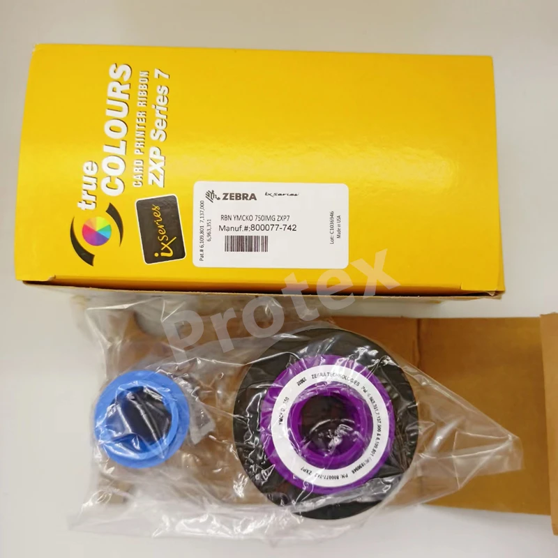 Zebra YMCKO Ribbon 800077-742 for Zebra ZXP7 Card Printer