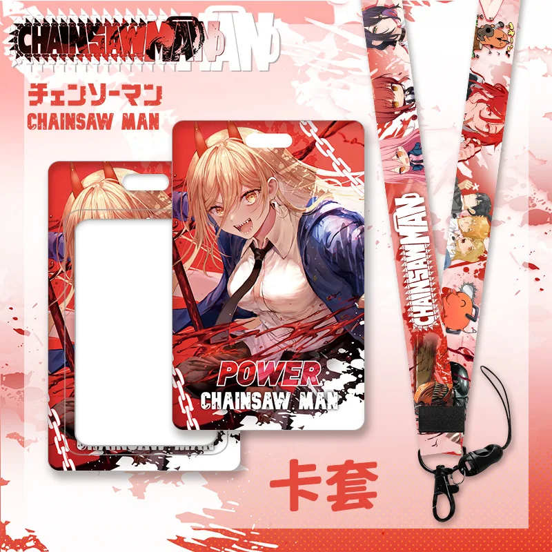 Em promoção! Anime Motosserra Homem Tampa Do Cartão Makima Pochita Hayakawa  Aki Trabalho De Identificação Do Titular Do Cartão De Capa Protetor De  Crachá Office Escola De Abastecimento