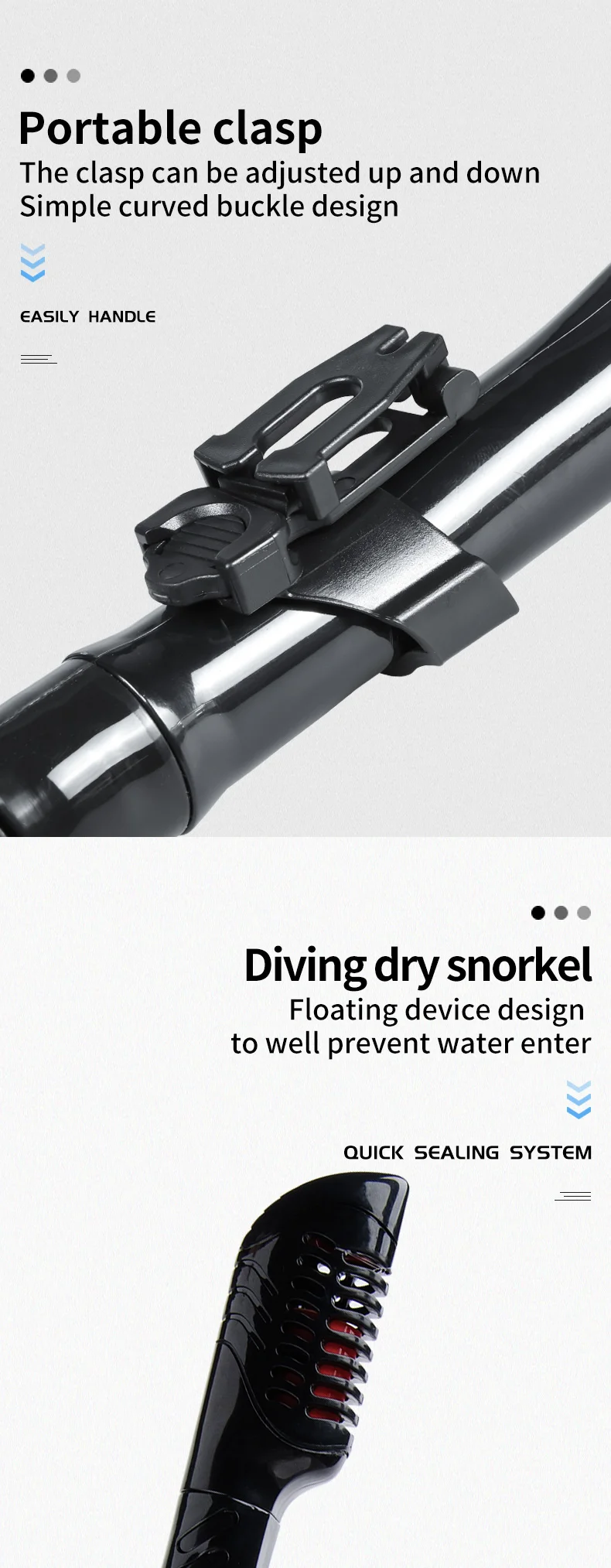 Sell Well Around The World Scuba Diving Snorkel Full Dry Top Silicone