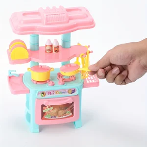 EPT Mini Role Play Pretend Play Toys Small Appliances Portable Food Toys Real Cooking Kitchen Toys Set for Kids