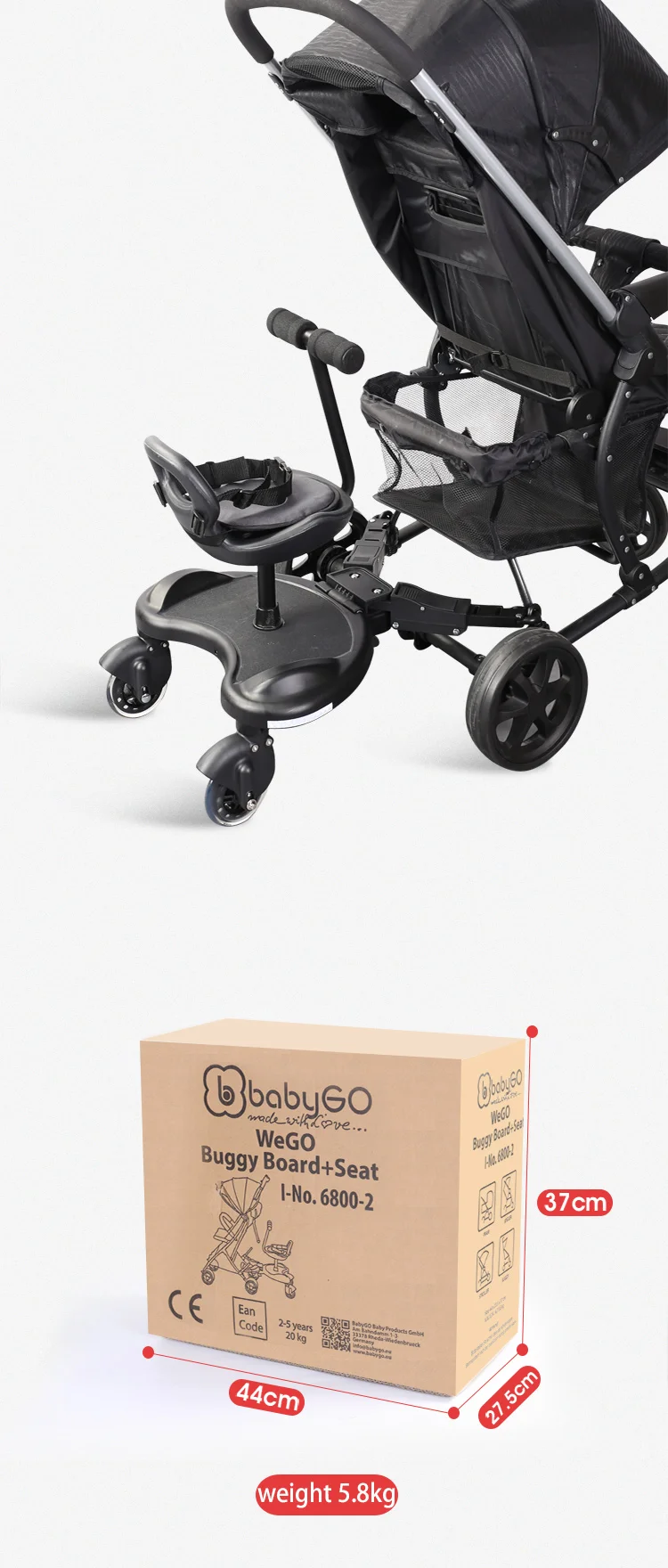 4baby stroller board