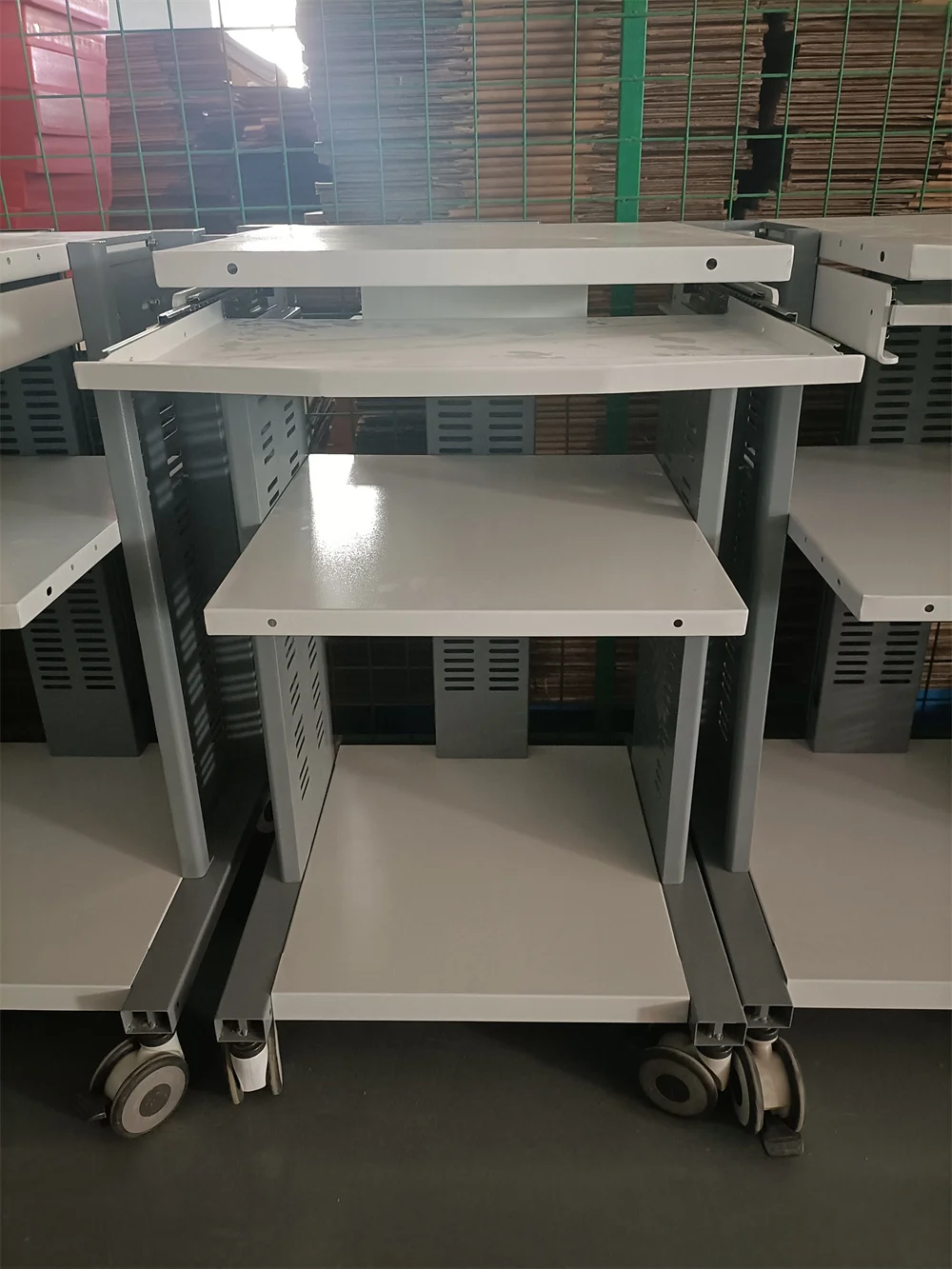3 Layer 4 Layer Wholesale Endoscope Equipment Cart Medical Transportation Endoscopy Trolley