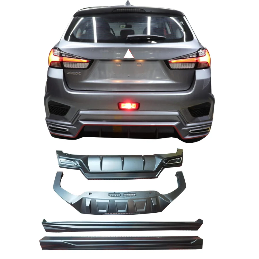 2020 Mitsubishi ASX Car Body Kit Front Lip Rear Lip Side Skirt ...