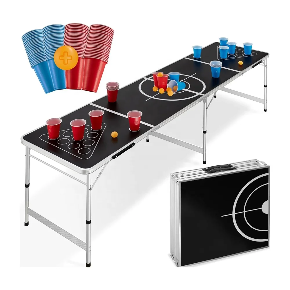 8 Feet Portable Party newest Drinking Game Table