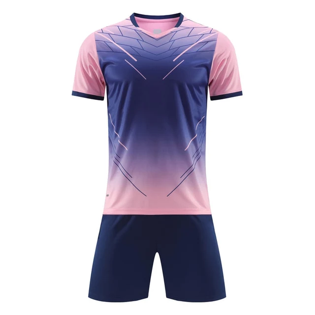 Youth Size Breathable Soccer Wear Training Kit Automated Cutting for All Seasons for Academy Junior Leagues