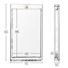 Clear- one card case