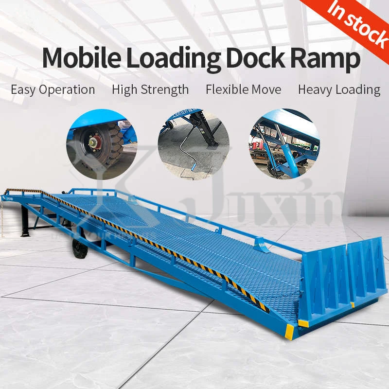 Mobile Forklift Container Ramp Loading Platform 8t Hydraulic Unloading ...