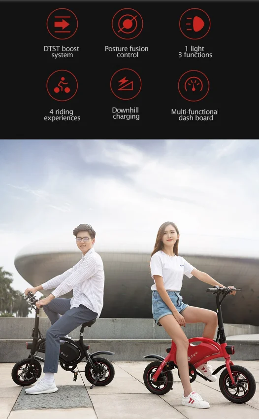 Ultimate Well-priced Hot-selling Foldable and Portable All Scenario D2F Patter Electric Bicycle