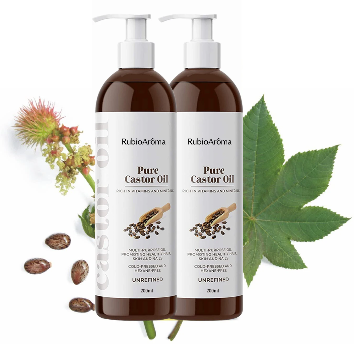 
 private label customize cold pressed bulk natural organic hair eyelash eyebrow growth jamaican black castor oil  