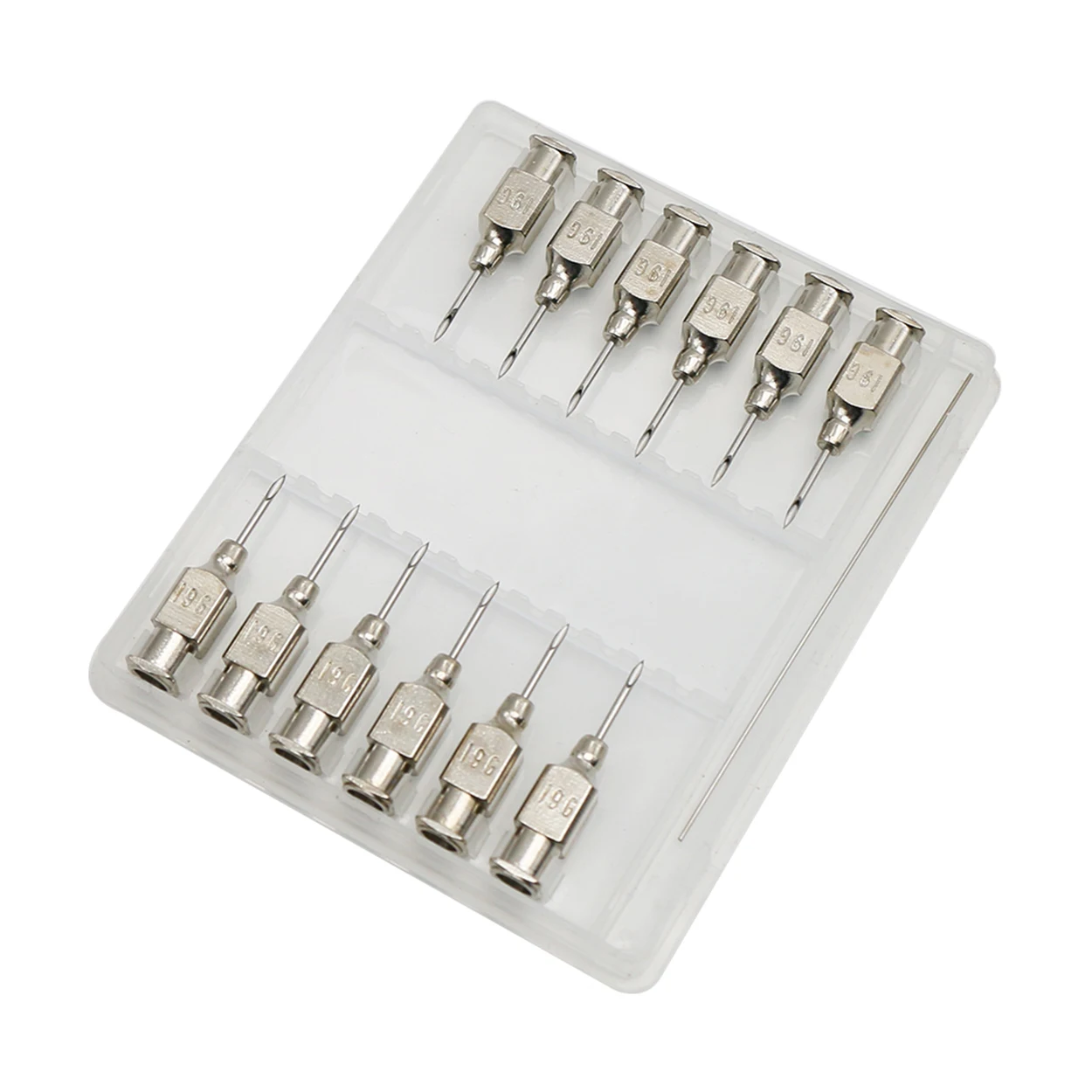 冗寺針寸 獣医用ステンレス鋼針14G--27G家畜豚牛低皮注射針家禽動物注射針