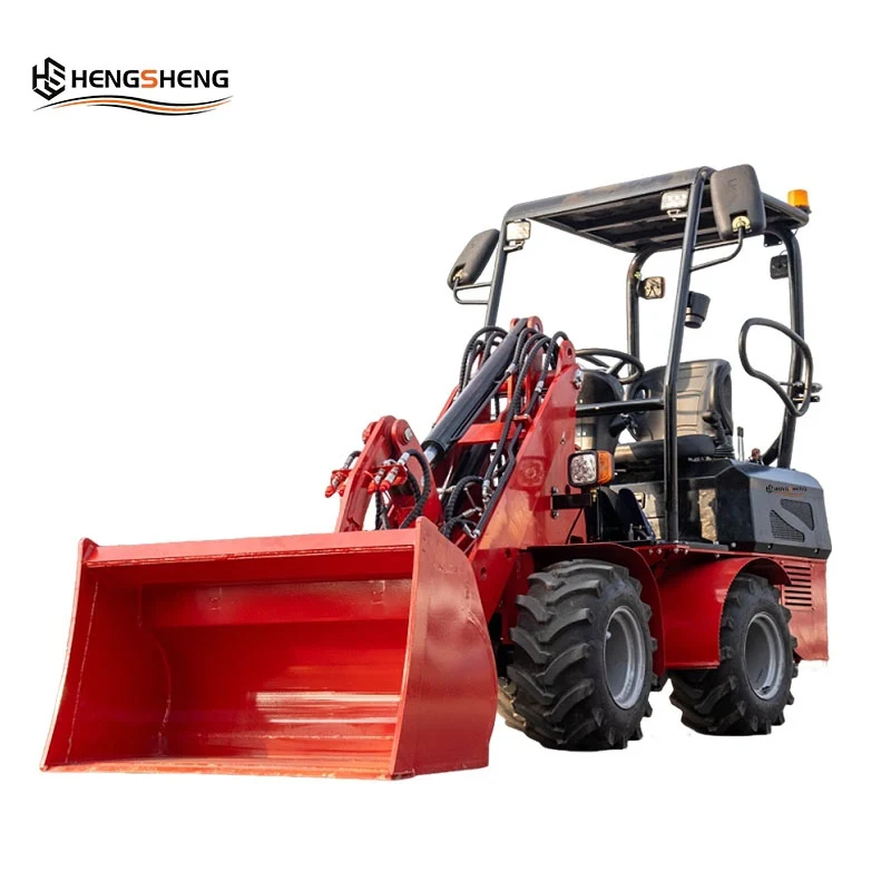 CE/EU/EPA Mini Skid Steer Loader Kubota Three Cylinder Engine Power 18.2KW Bucket Capacity 0.6m ³ Rated Load 600KG Bestseller