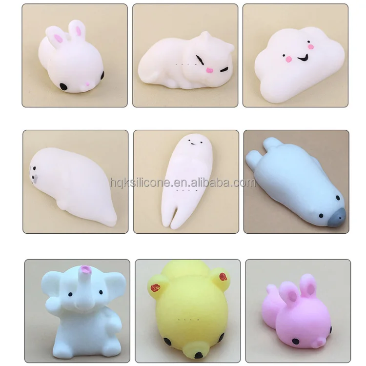 Figurines animales Squishy Kawaii Squeeze Toy Jouets Anti-Stress Pa