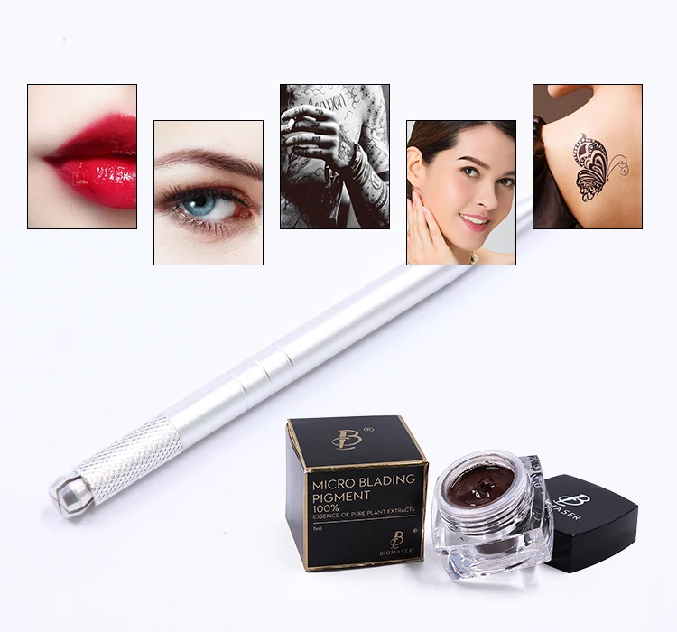 Professional Eyebrow Microblading Pigment Biomaser Cream Permanent Makeup Tattoo Ink