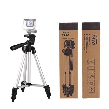 Original 3110 Aluminum Alloy Camera Holder Professional Tripod Stand Video Mobile Phone Selfie Stick detail image