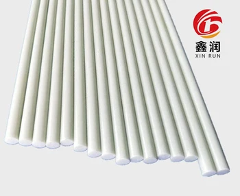 Solid Fiberglass Rods in 6mm 7mm 8mm Sizes Black and White Fiberglass Stick Customizable Length Cutting Service