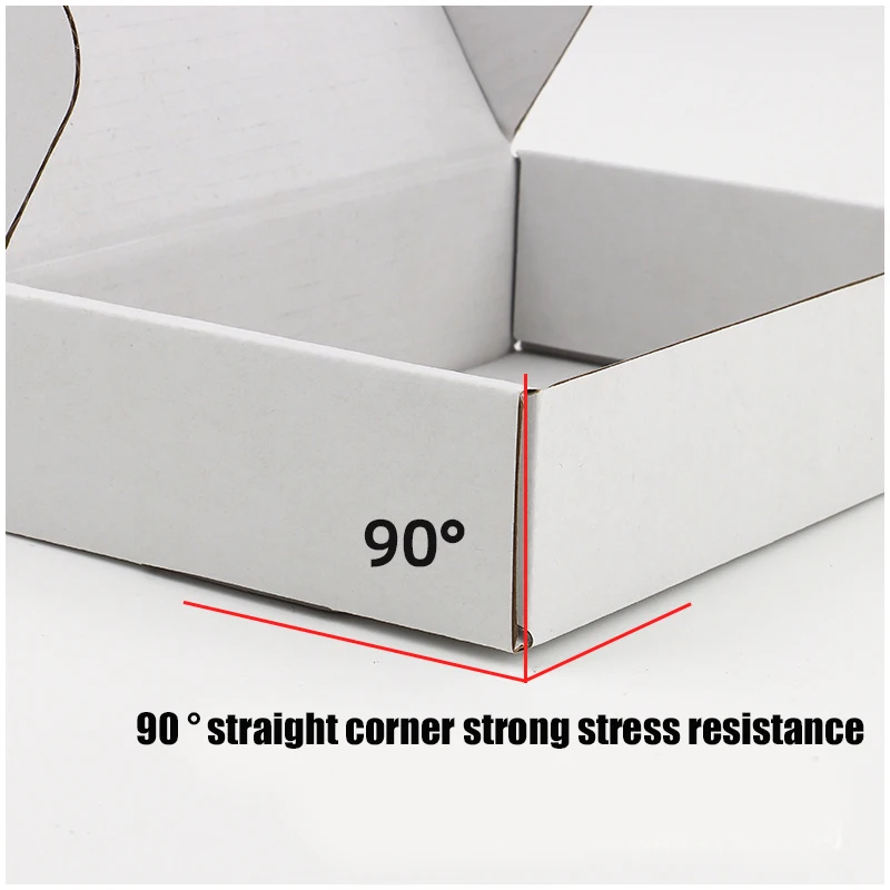 4x4x2 Inch White Small Cardboard Boxes  - White Shipping Boxes, Corrugated Cardboard Mailer Boxes for Small Business