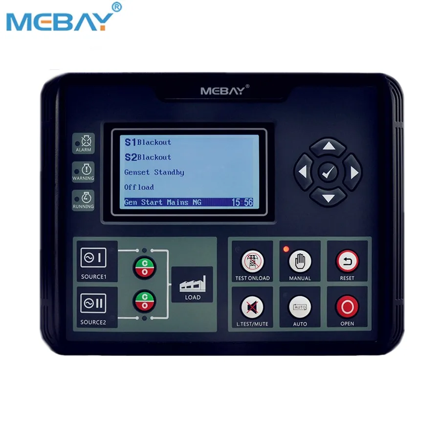 Mebay ATS Generator Controller ATS520 ATS Control Module Panel