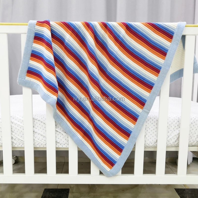 High Quality Knit Throw Blanket Breathable Warm Healthy Baby Blanket Knitted details