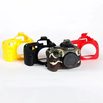 Soft Silicone Case Camera Protective Body Bag for Nikon D5200 Rubber Cover Camera Bag detail image