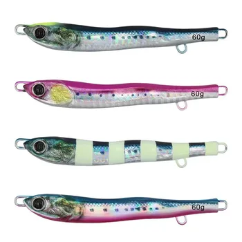 Glow-in-the-Dark Lure Little Jiaolong Iron Plate S-Shaped Lead Fish Fast-Sinking Shore Cast Jig Mackerel Sea Boat Fishing Bait – Metal Jig – view 2