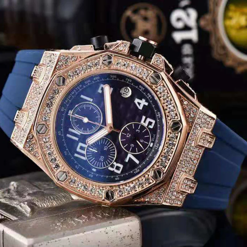 メンズウォッチカレンダーデイトクォーツウォッチ高級高級スクエアダイヤモンド Buy クォーツ時計 メンズ腕時計 高級時計 Product On Alibaba Com