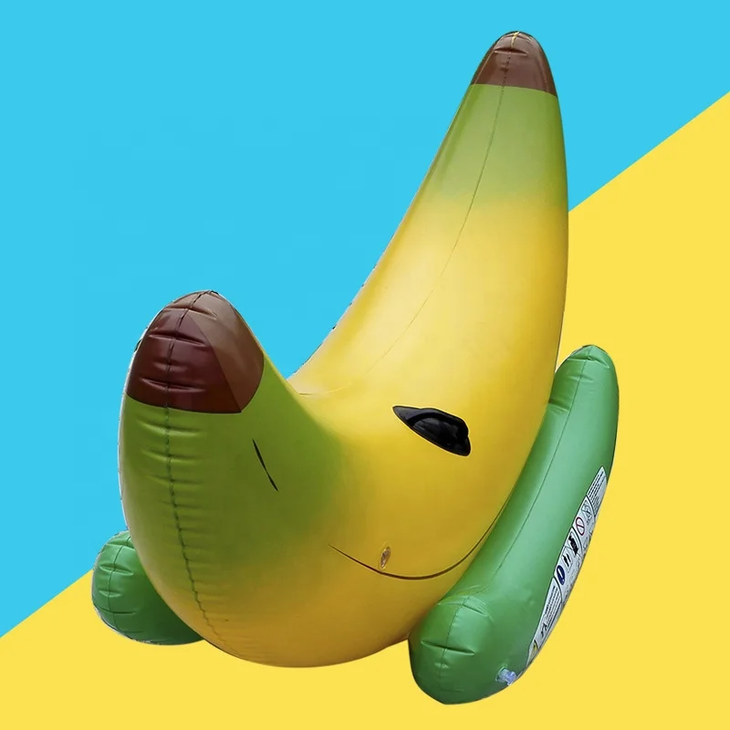 Children Adult Swimming Pool Floating Mat Inflatable Banana Shape
