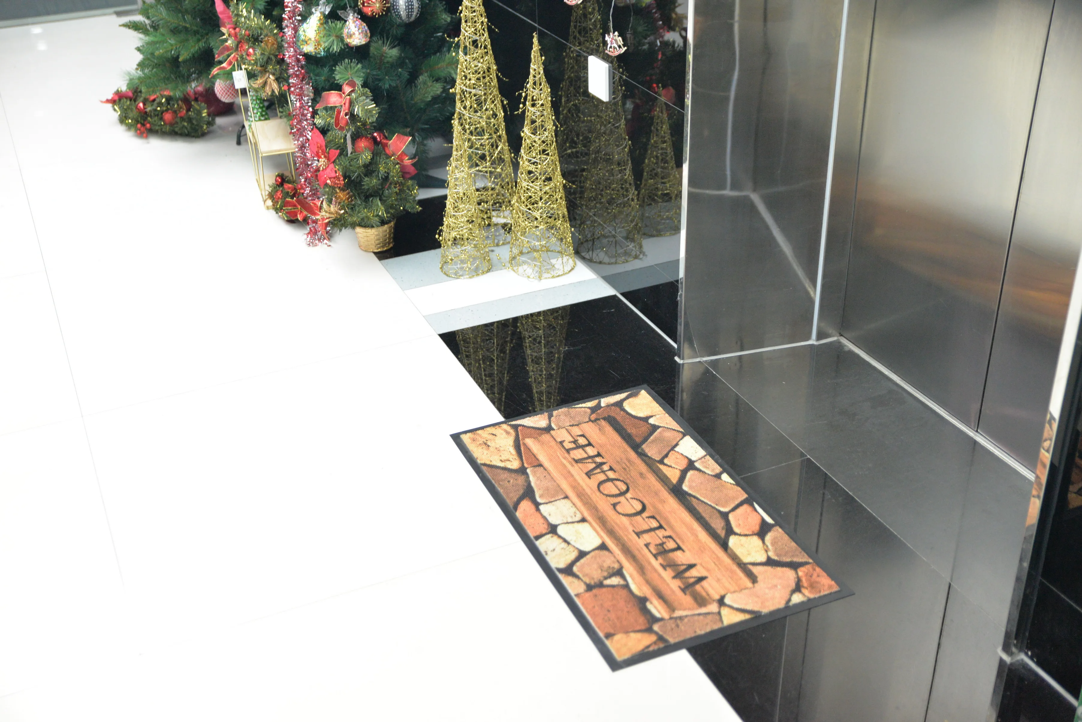 High Quality Door Mats Home Polyester Surface Usa Plain Coir Doormat