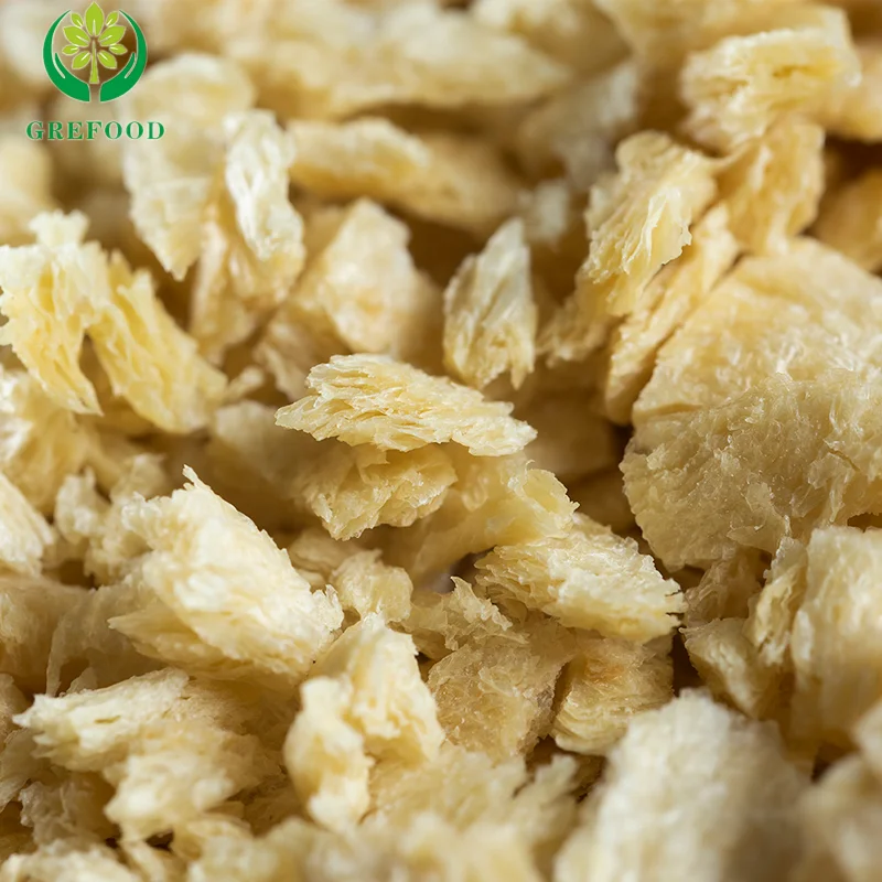 Snack Food TVP MUI Textured Vegetable Protein Affordable Cost in Use Meat Alternatives Non-GMO Textured Soy Protein Sausage Meat